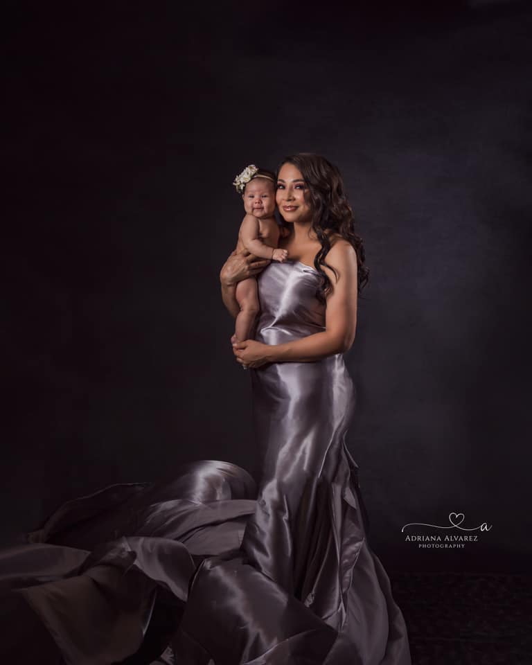 Kate Kaltes schwarzes und graues Texture Unscharf Hintergrund Porträt - Kate Backdrop.de