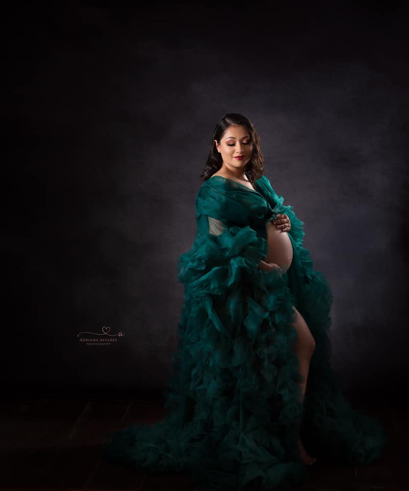 Kate Kaltes schwarzes und graues Texture Unscharf Hintergrund Porträt - Kate Backdrop.de