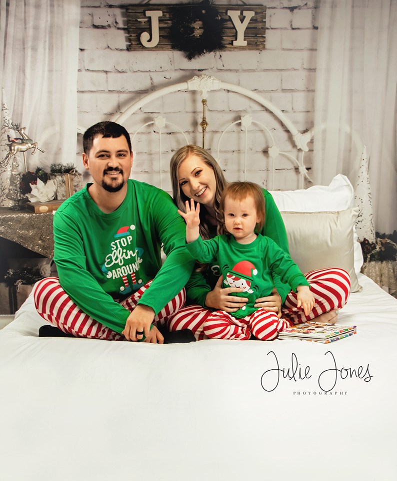 Kate Weihnachten Kopfteil Hintergrund Entworfen von Angela Marie Photography - Kate Backdrop.de