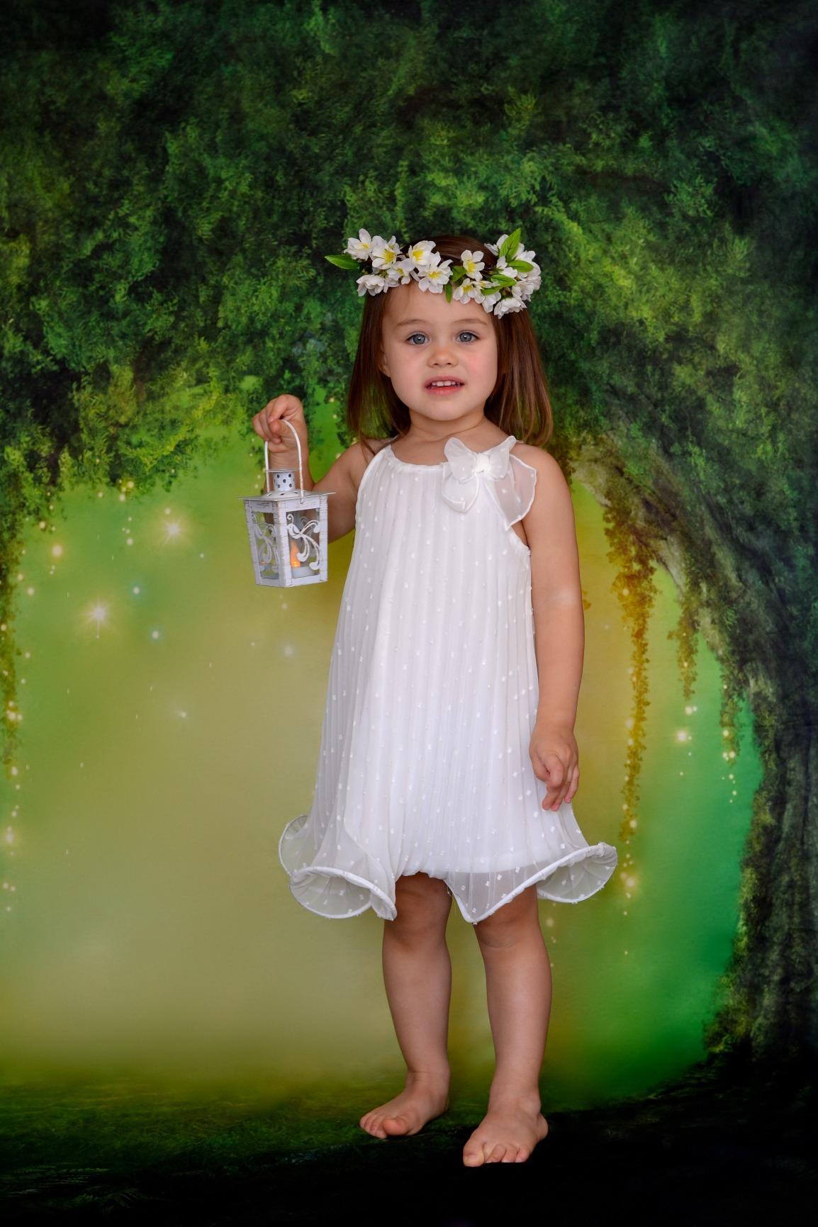 Katebackdrop:Kate Fantasy Forest Scenery Backdrop Cricle Tree Children Dreamlike