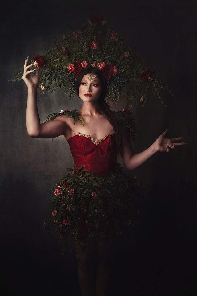 Kate Nebeliger grüner Texture verschwommen unscharf Fotografie Hintergrund - Kate Backdrop.de