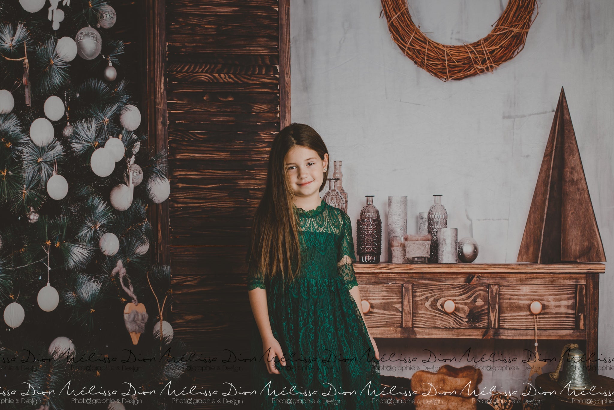 Kate Weihnachtsbaum Weihnachten Holz Tischdekoration für Fotografie - Kate Backdrop.de