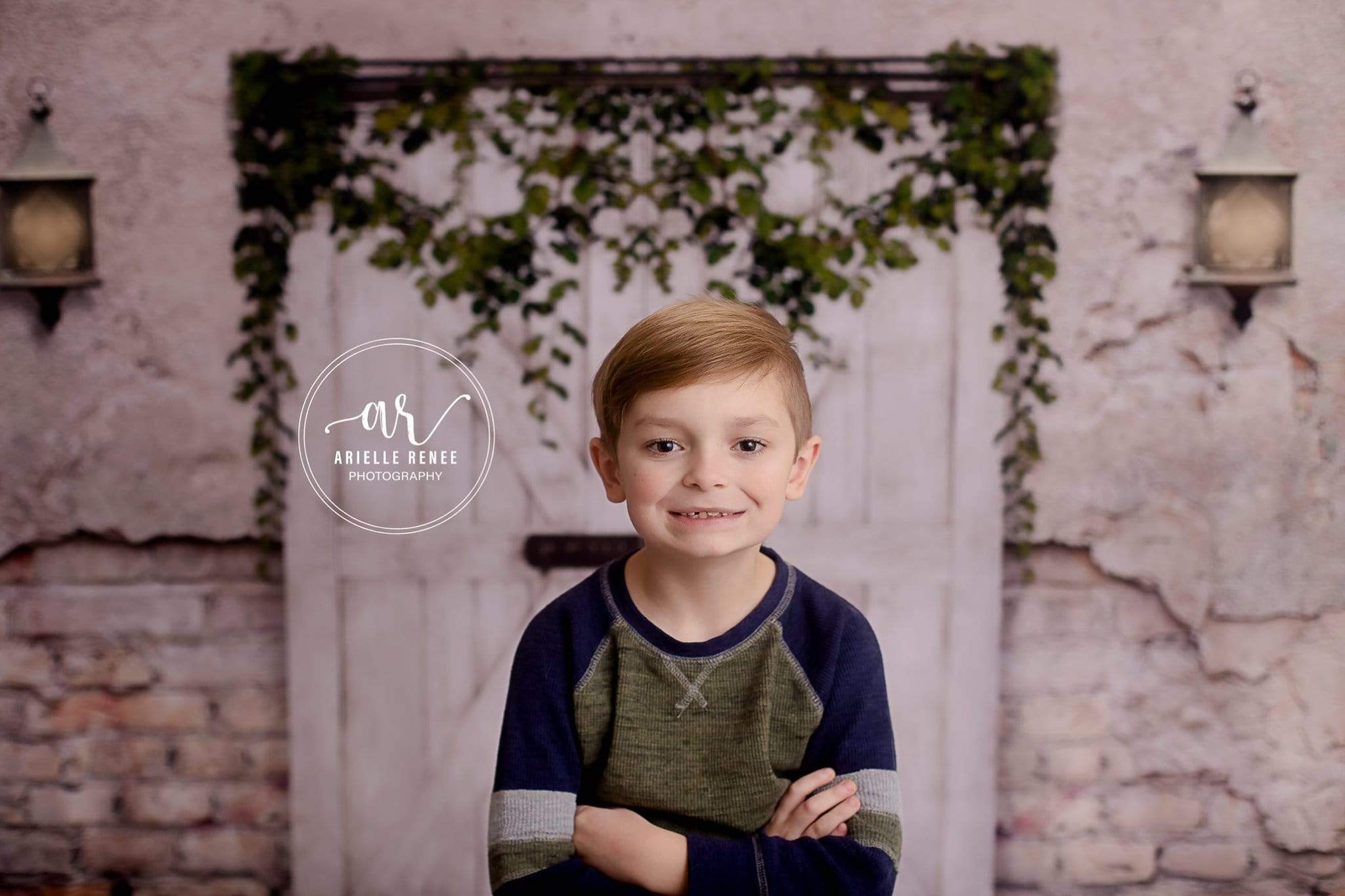 Katebackdrop£ºKate Spring/Easter Barn Door Backdrop for Photography