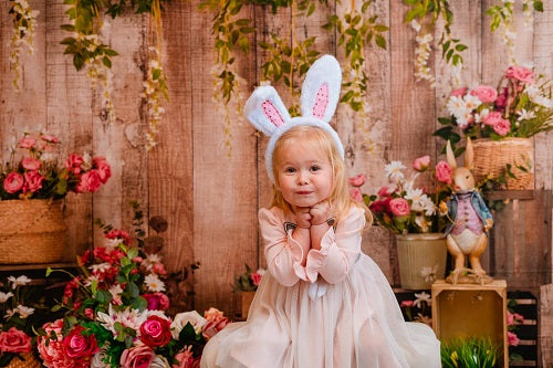 Kate Frühling Valentinstag Ostern mit Blumenhintergrund Entworfen von Jia Chan Photography - Kate Backdrop.de