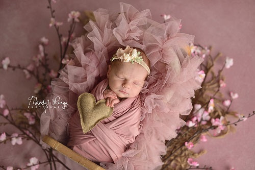 Kate Kunst Rosatöne Textur Hintergrund von Veronika Gant - Kate Backdrop.de