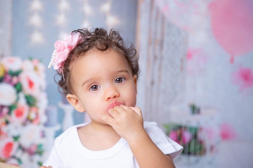 Kate Kuchen Smash für Party Fotografie Pink 1. Geburtstag Hintergrund Ballons - Kate Backdrop.de