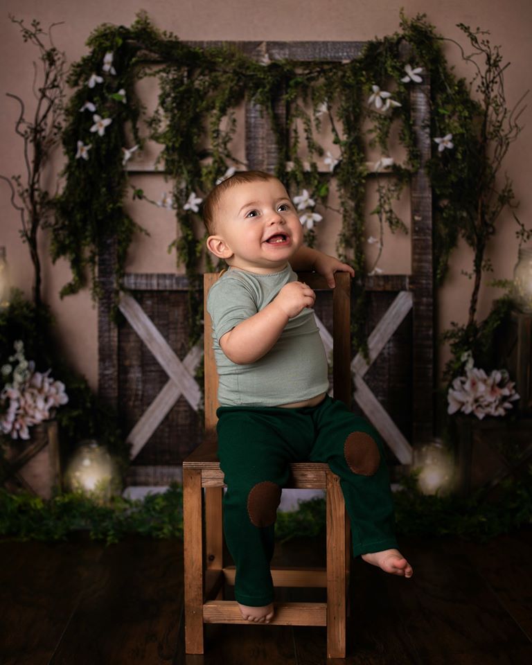 Kate Frühling Tür Manor Hintergrund Entworfen von Megan Leigh Photography - Kate Backdrop.de