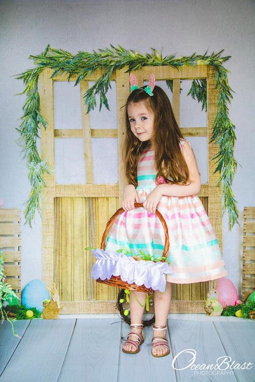 Kate Ostern Tür Frühling Dekoration Hintergrund - Kate Backdrop.de