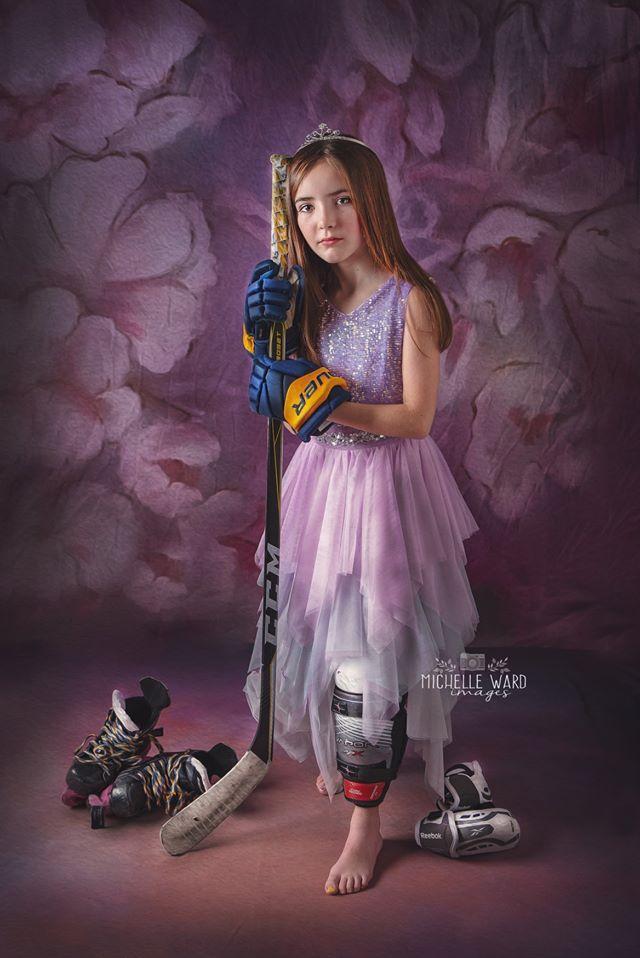 Katebackdrop£ºKate Fine Art Purple Painting Flowers Backdrop for Photography