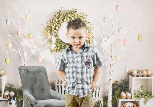 Kate Osterei Bäume Ostern Häschen Hintergrund Entworfen von Mandy Ringe Photography - Kate Backdrop.de