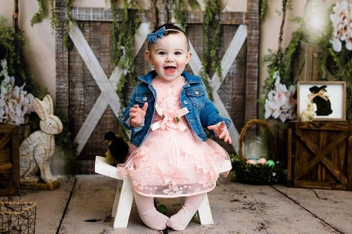 Kate Frühling Tür Manor Hintergrund Entworfen von Megan Leigh Photography - Kate Backdrop.de