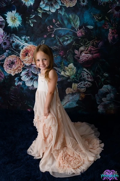 Kate Vintager Rosen-Blumen-Hintergrund für die Fotografie entworfen von Avion Photography - Kate Backdrop.de