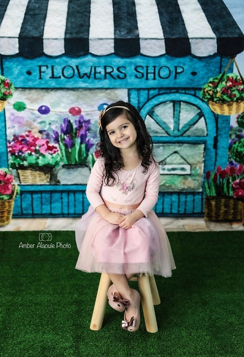 Kate Frühling Blumen Geschäft Hintergrund entworfen von Claire Photography - Kate Backdrop.de