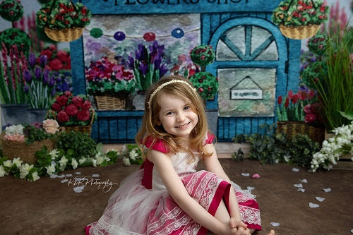 Kate Frühling Blumen Geschäft Hintergrund entworfen von Claire Photography - Kate Backdrop.de