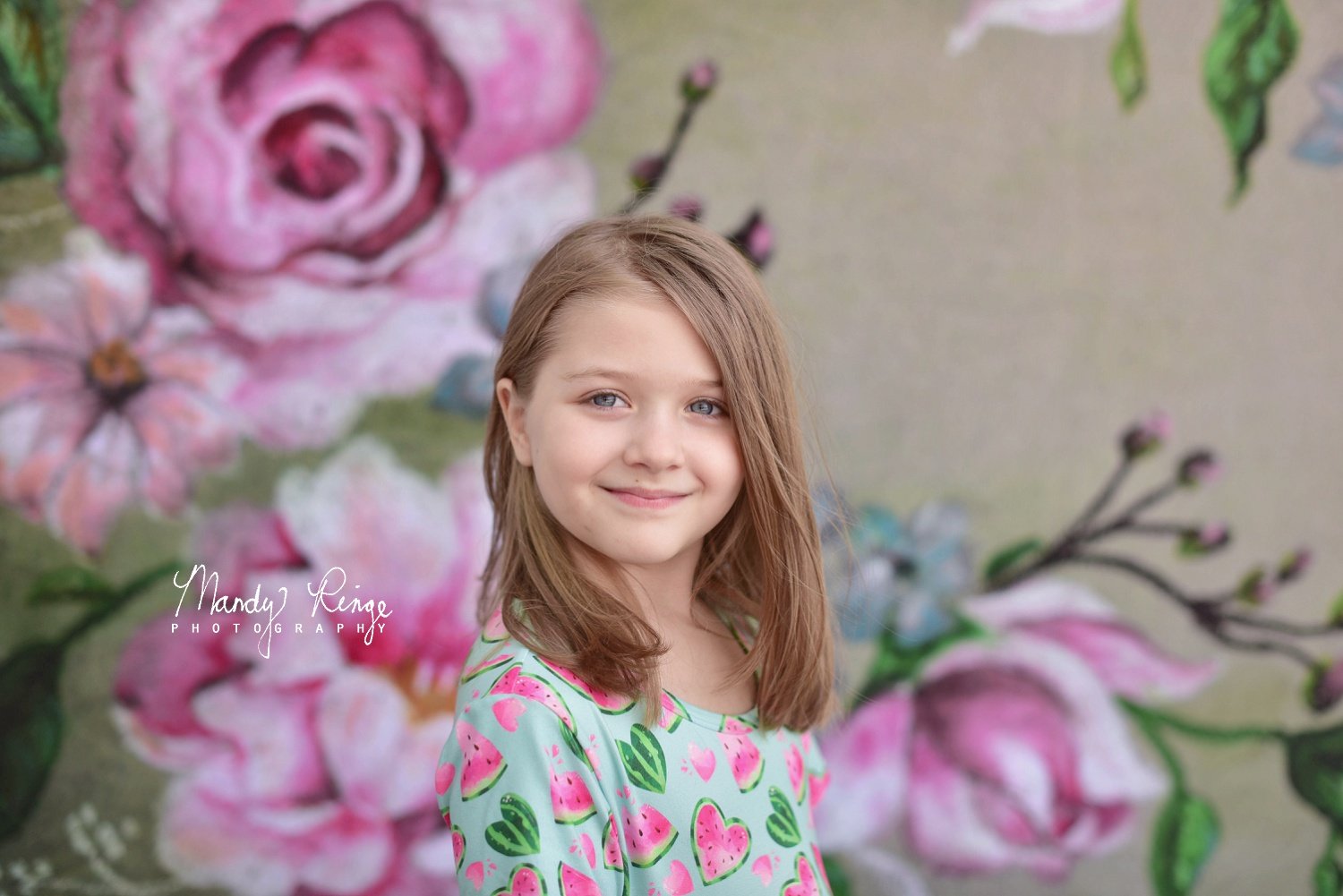 Kate Fine Art Rosa Blumen Hintergrund entworfen von Mandy Ringe Photography - Kate Backdrop.de