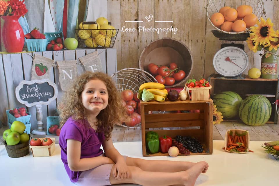 Kate Sommer Farmers Market Kulisse für Fotografie entworfen von Danette Kay Photography - Kate Backdrop.de