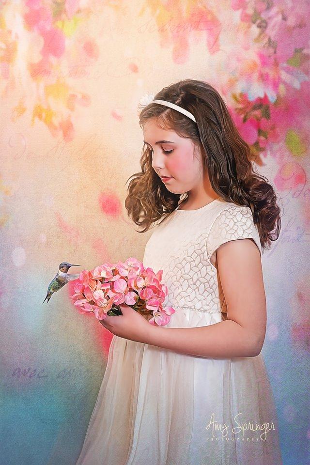 Katebackdrop:Kate Beautiful Flowers Valentine’s Day Backdrop