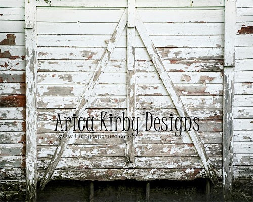 Kate Vintage Scheunentore Tür Hintergrund entworfen von Arica Kirby Photography - Kate Backdrop.de