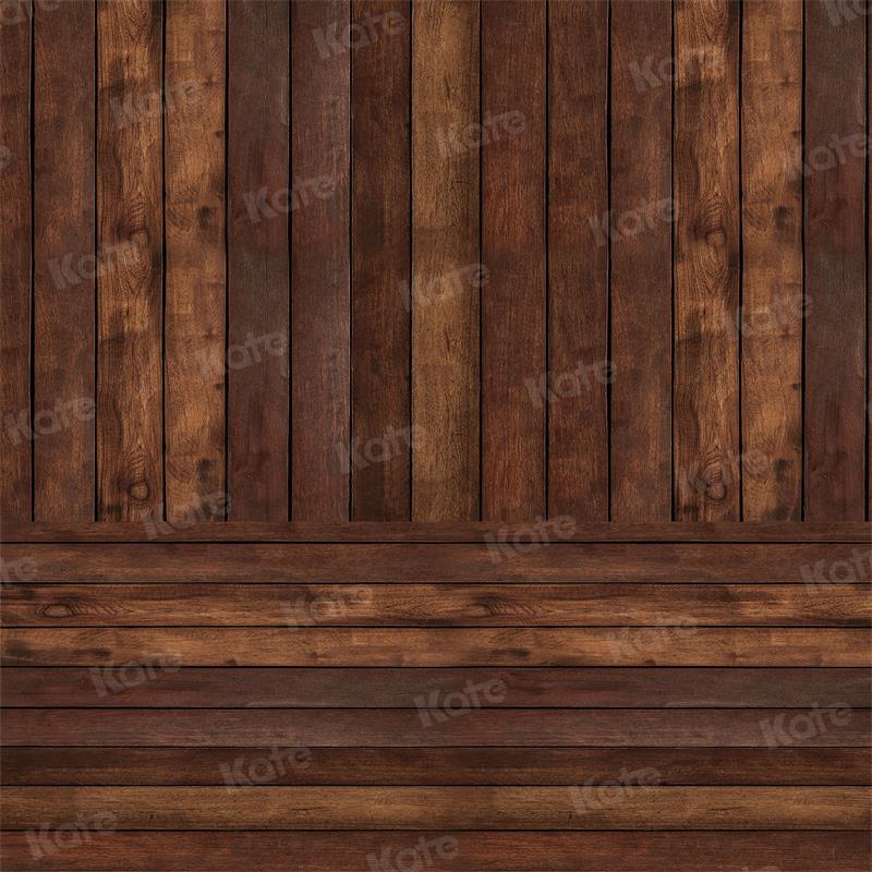 Kate Kombibackdrop Braun Retro Holz Hintergrund - Kate Backdrop.de