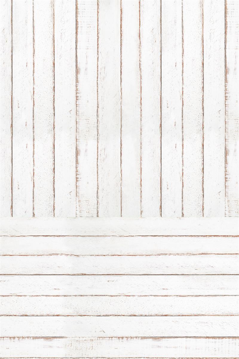 Kate Kombibackdrop Weiß Retro Holz Hintergrund - Kate Backdrop.de
