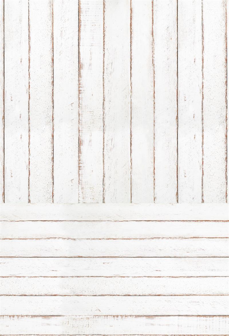 Kate Kombibackdrop Weiß Retro Holz Hintergrund - Kate Backdrop.de