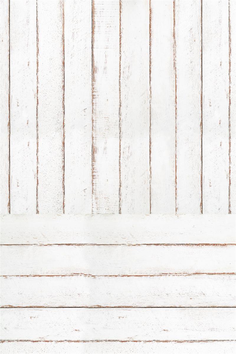 Kate Kombibackdrop Weiß Retro Holz Hintergrund - Kate Backdrop.de