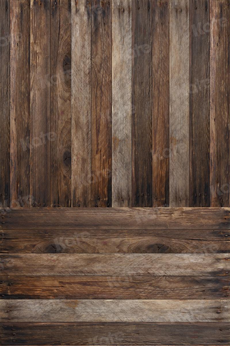 Kate Kombibackdrop Geburtstag Porträt Retro Holz Hintergrund - Kate Backdrop.de