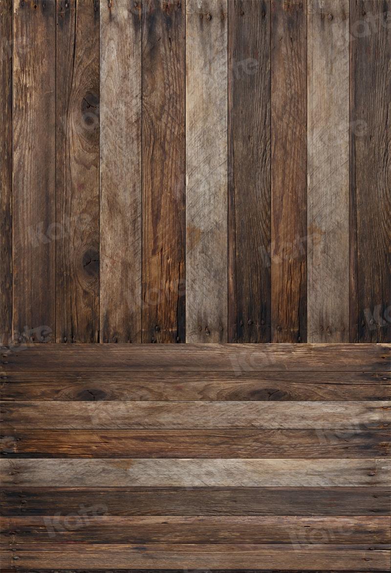 Kate Kombibackdrop Geburtstag Porträt Retro Holz Hintergrund - Kate Backdrop.de