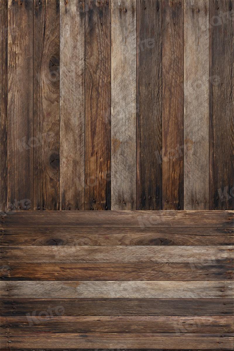 Kate Kombibackdrop Geburtstag Porträt Retro Holz Hintergrund - Kate Backdrop.de