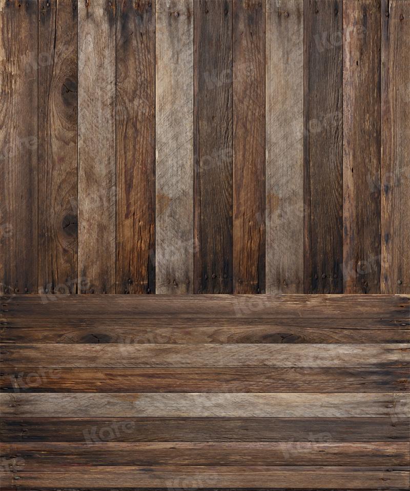 Kate Kombibackdrop Geburtstag Porträt Retro Holz Hintergrund - Kate Backdrop.de