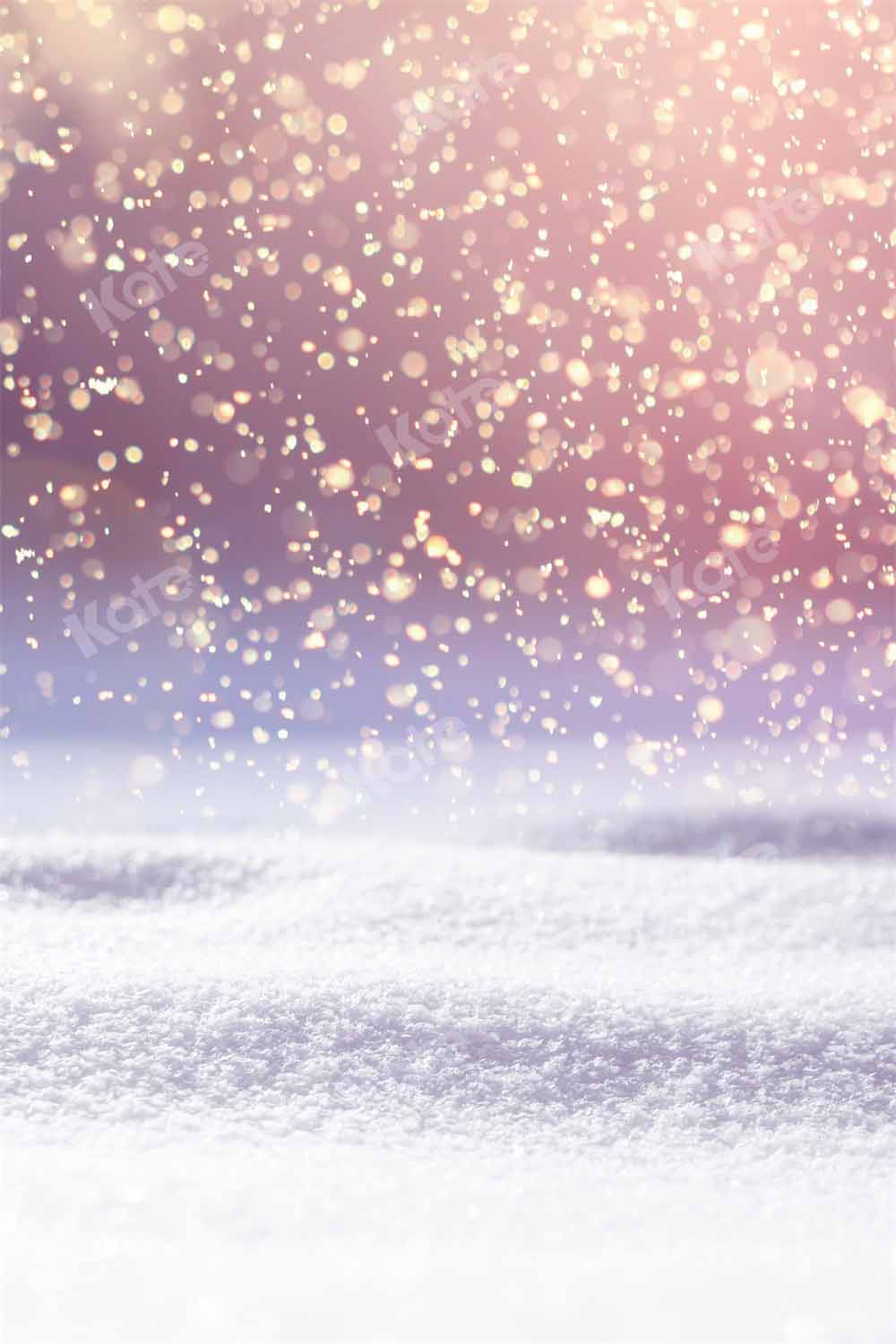 Kate Kombibackdrop Winter Bokeh Schnee Hintergrund - Kate Backdrop.de