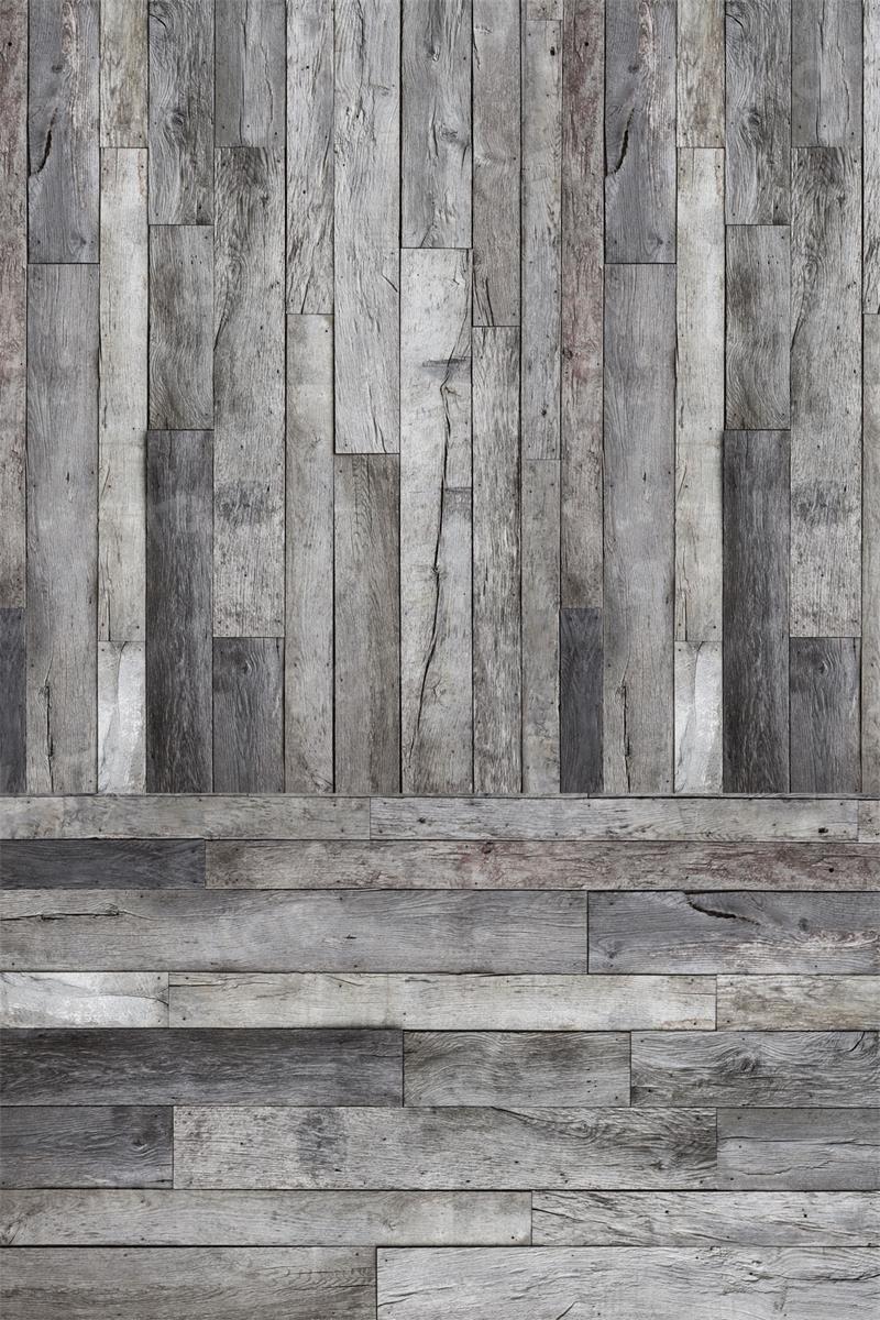 Kate Kombibackdrop Holz grau Hintergrund Retro - Kate Backdrop.de