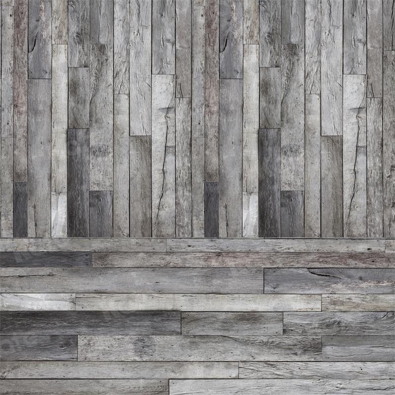 Kate Kombibackdrop Holz grau Hintergrund Retro - Kate Backdrop.de