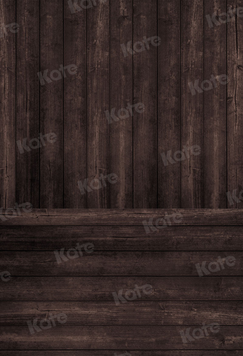 Kate Kombibackdrop Retro Dunkelbraun Hintergrund Porträt - Kate Backdrop.de