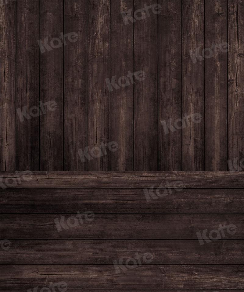 Kate Kombibackdrop Retro Dunkelbraun Hintergrund Porträt - Kate Backdrop.de