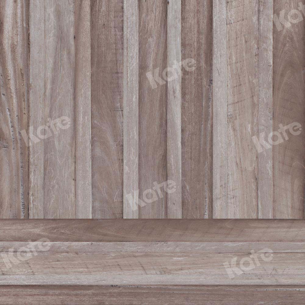 Kate Kombibackdrop Braun grau Retro Holz Hintergrund - Kate Backdrop.de