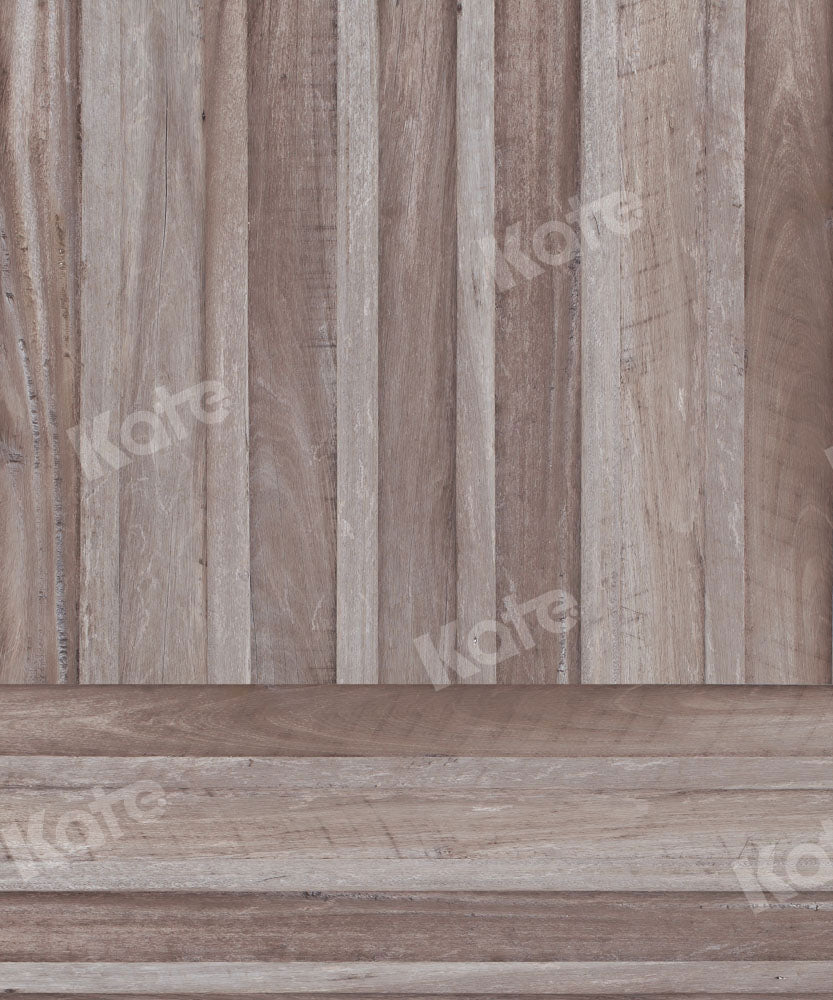 Kate Kombibackdrop Braun grau Retro Holz Hintergrund - Kate Backdrop.de