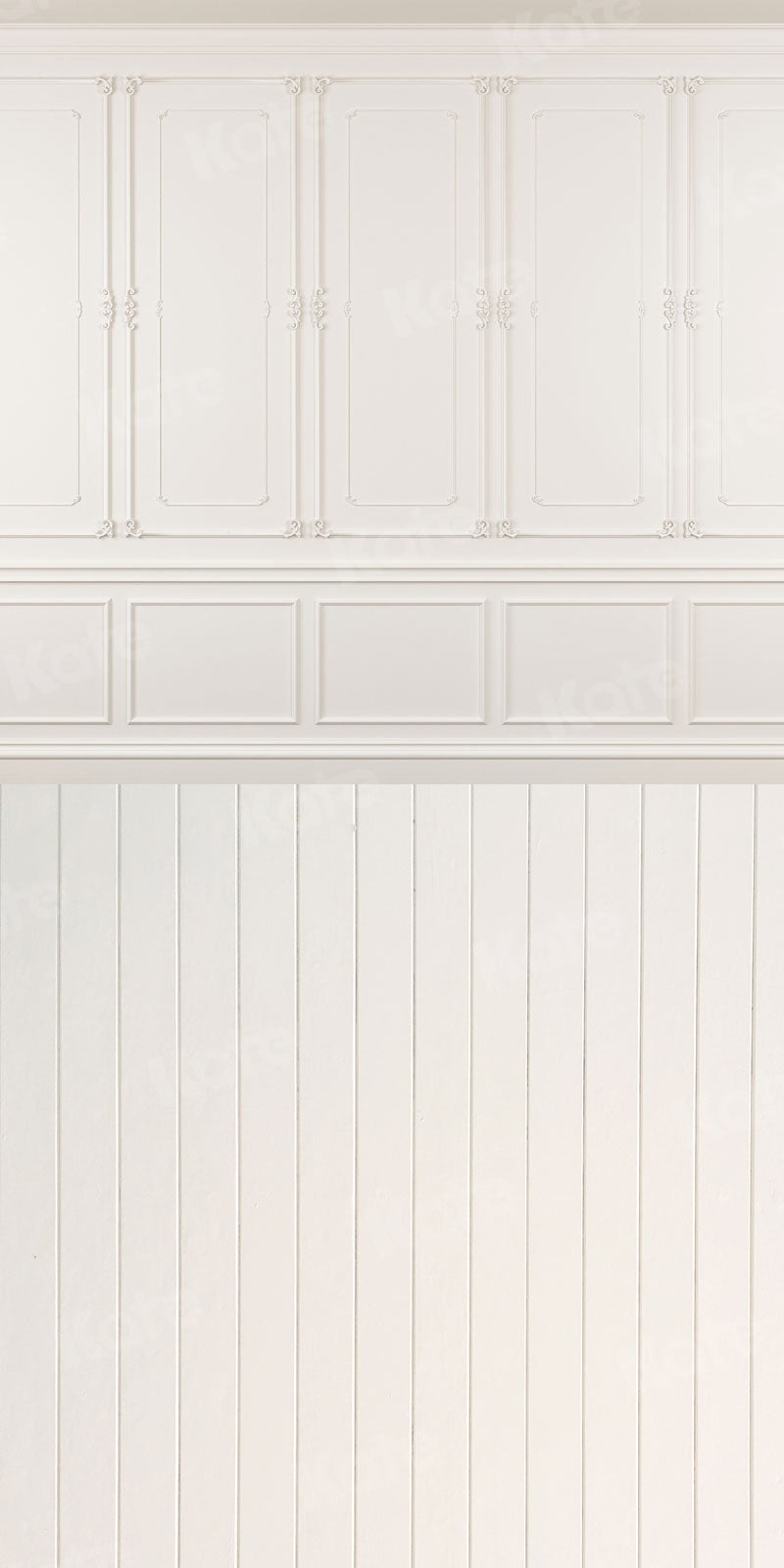 Kate Kombibackdrop Weiß Wand Holz Retro Hochzeit Hintergrund - Kate Backdrop.de