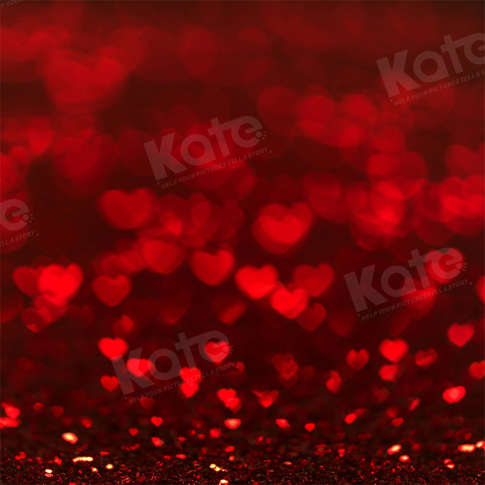 Kate Bokeh Liebe Rot Hintergrund für Fotografie - Kate Backdrop.de