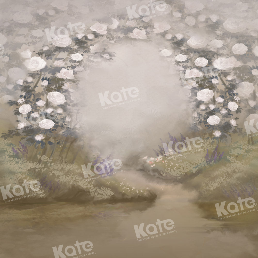 Kate Fine Art Spring Floral Garland Hintergrund von GQ - Kate Backdrop.de