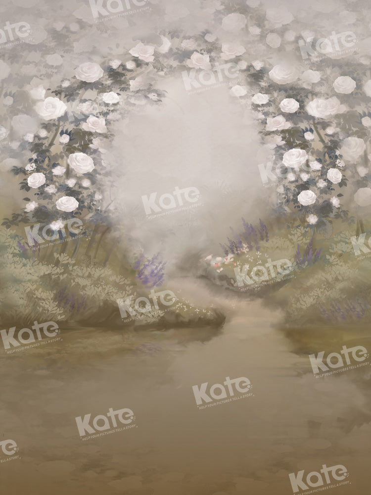 Kate Fine Art Spring Floral Garland Hintergrund von GQ - Kate Backdrop.de