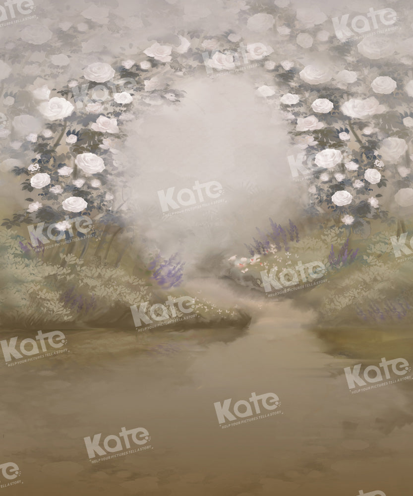 Kate Fine Art Spring Floral Garland Hintergrund von GQ - Kate Backdrop.de