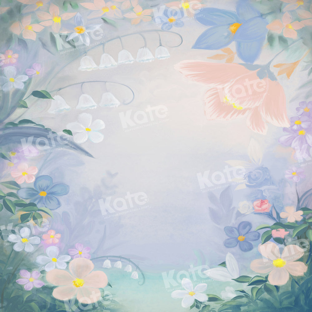 Kate Fine Art Colorful Floral Hintergrund von GQ - Kate Backdrop.de