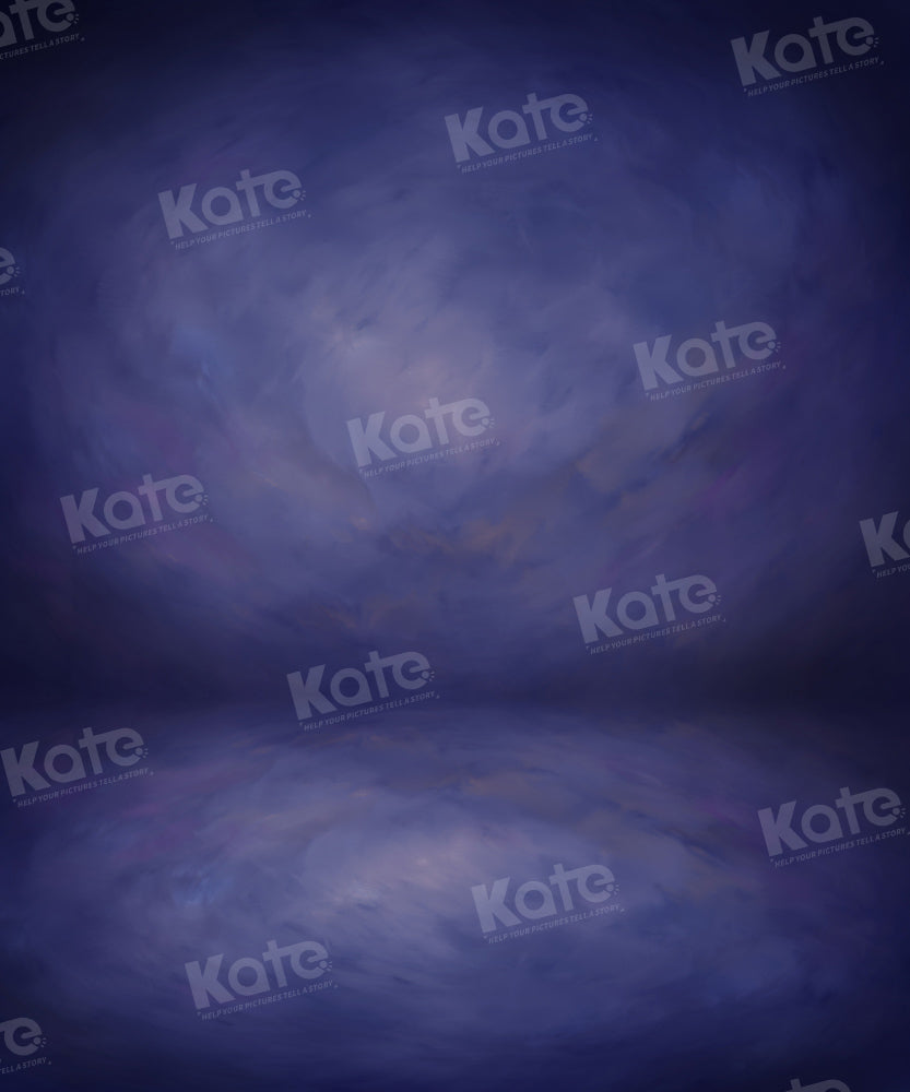 Kate Abstrakter Traum Dunkelblau/Violett Hintergrund von GQ - Kate Backdrop.de