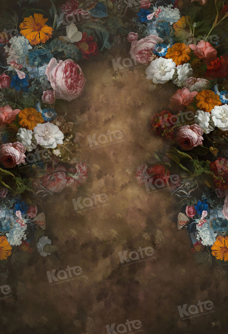 Kate Fine Art Floral Old Master Abstract Hintergrund für Fotografie - Kate Backdrop.de