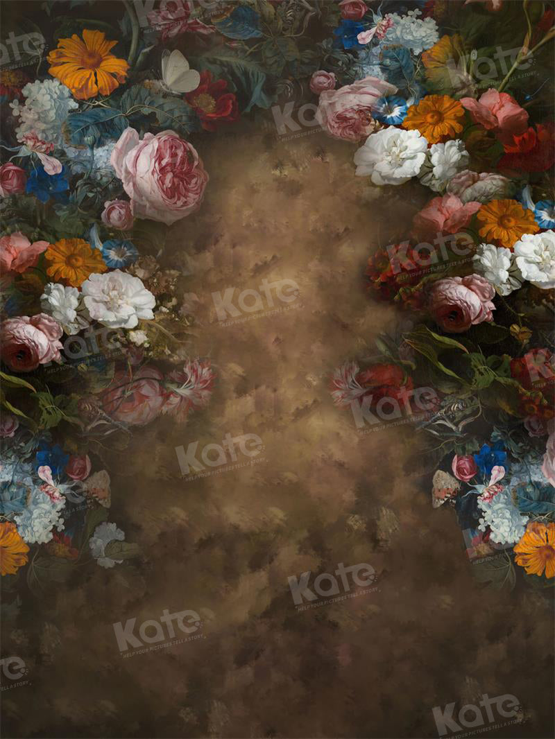 Kate Fine Art Floral Old Master Abstract Hintergrund für Fotografie - Kate Backdrop.de