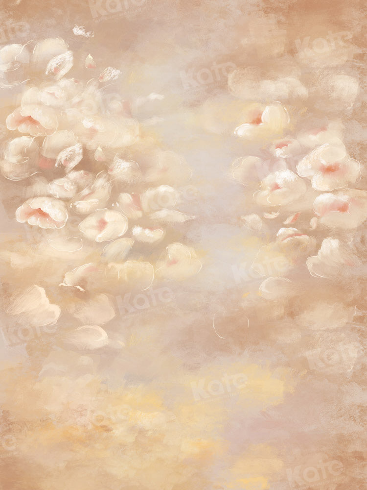 Kate Muttertag Gelb Abstrakte Blume Hintergrund für Fotografie - Kate Backdrop.de