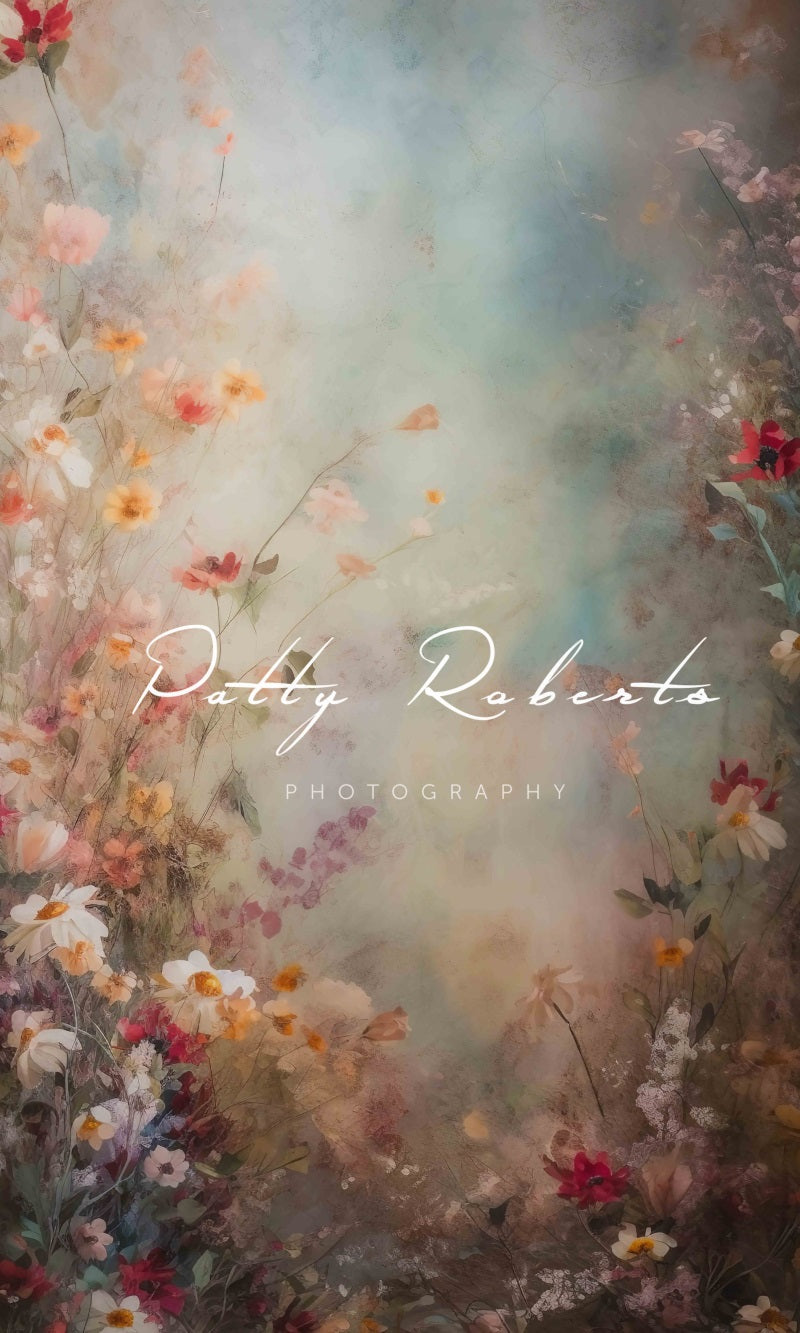 Kate Frühling Mystische Blumen Hintergrund von Patty Roberts - Kate Backdrop.de