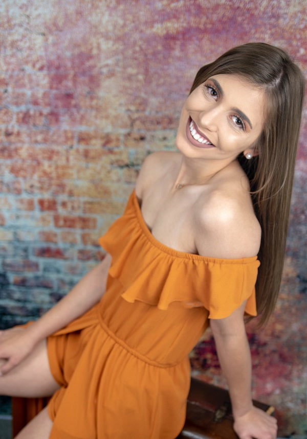 Kate Retro Farb Backstein-Fotografiehintergrund - Kate Backdrop.de