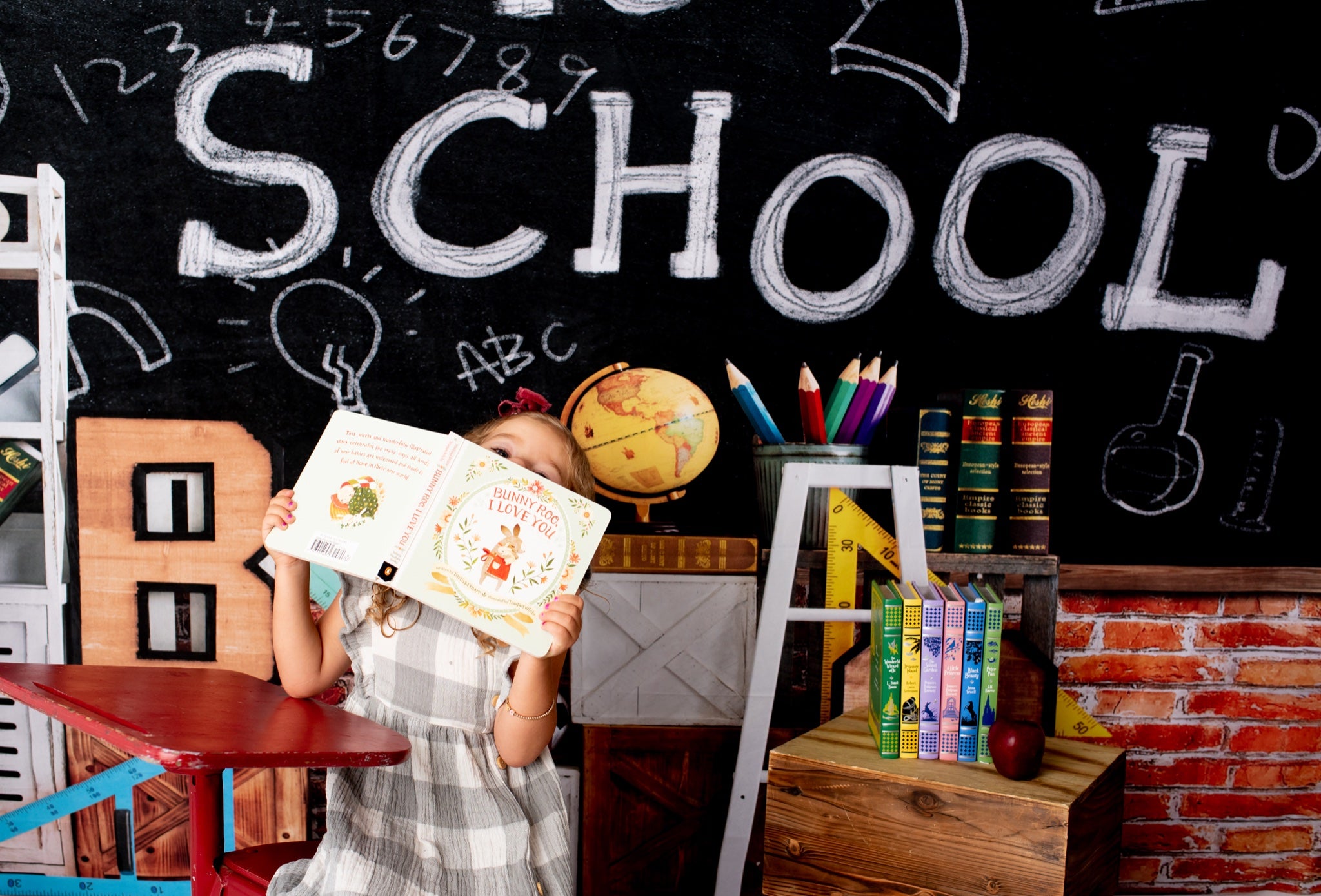 Kate Schule schulanfang Tafel Hintergrund von Emetselch - Kate Backdrop.de